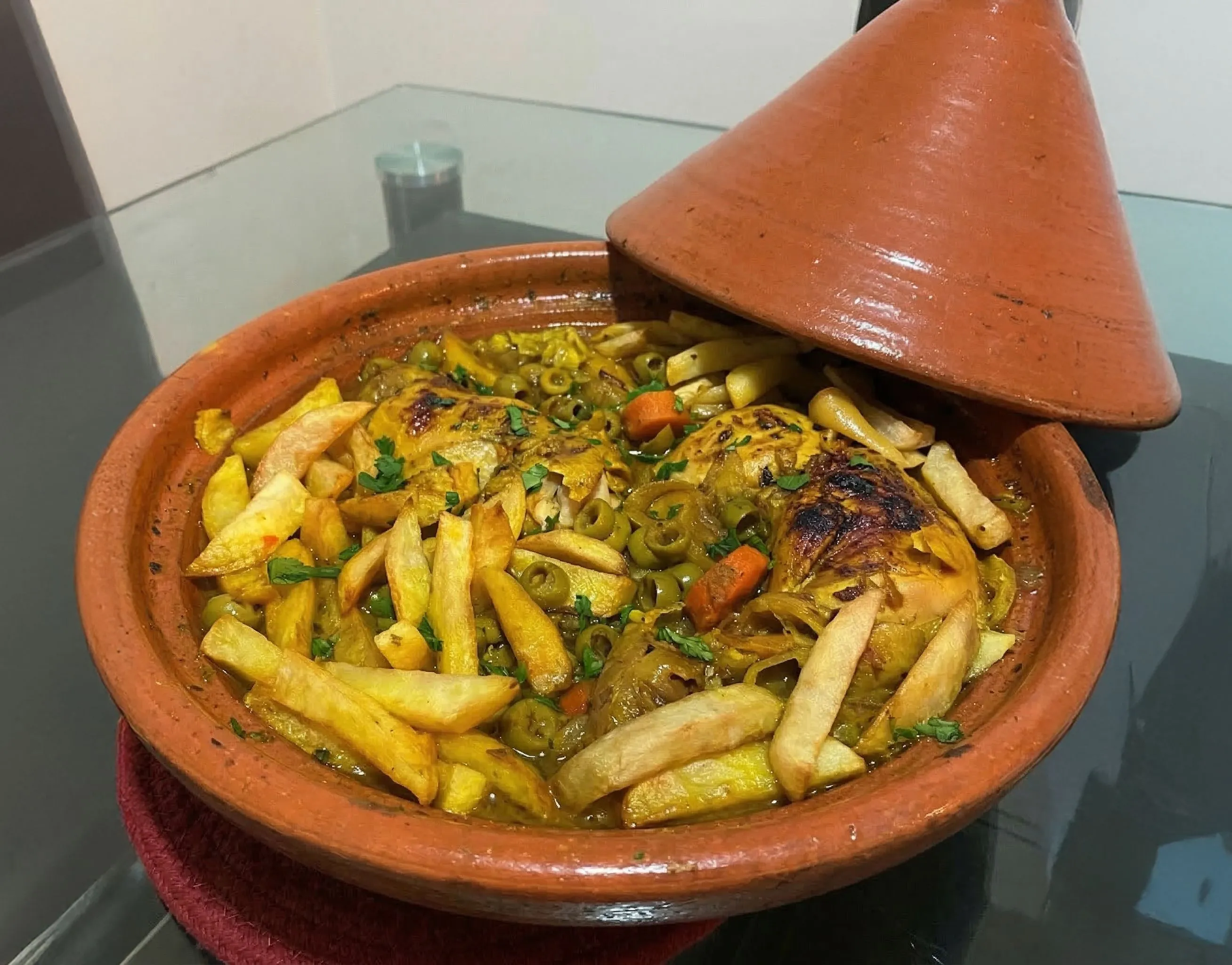 Poulet aux olives marocain