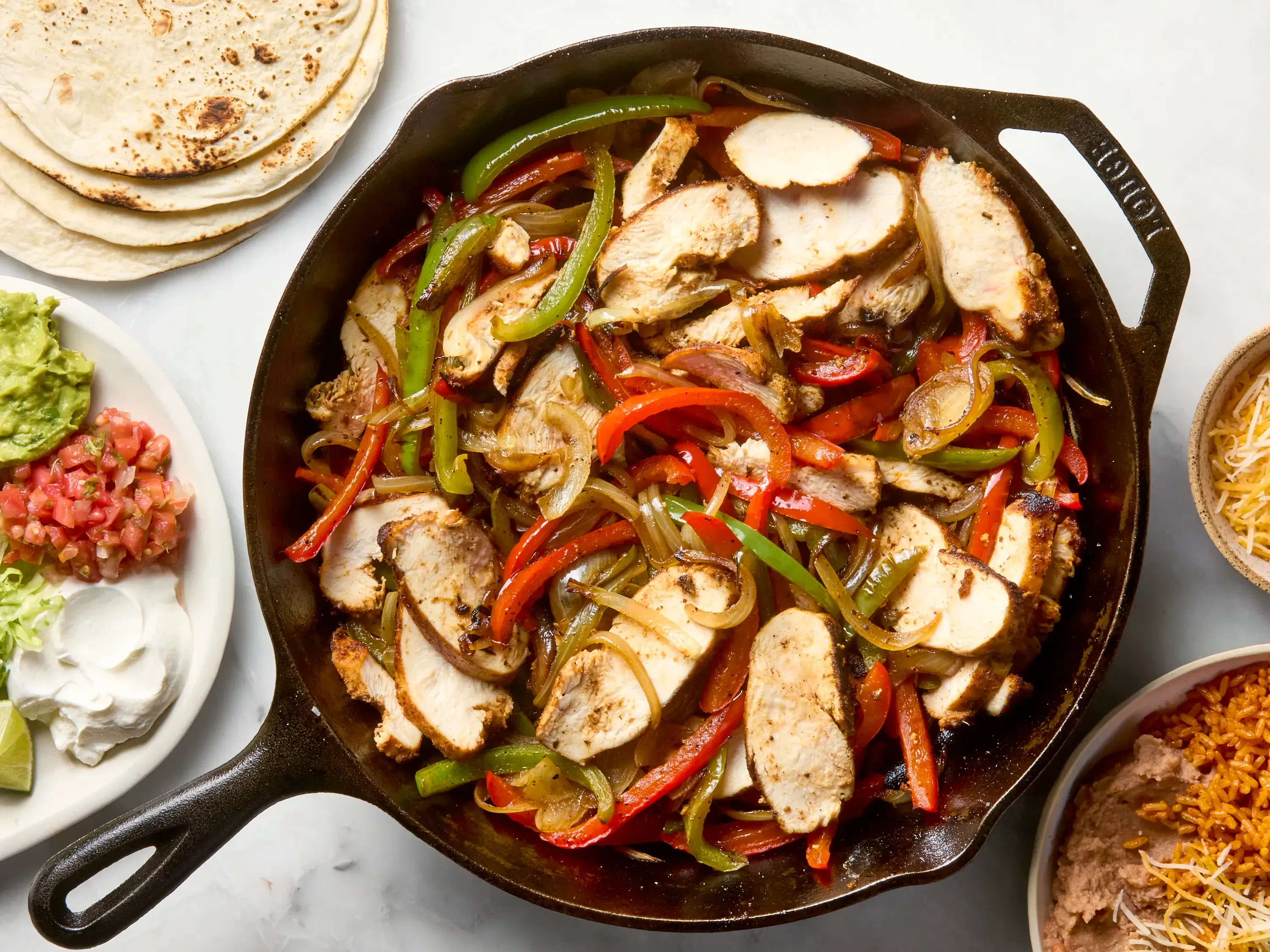 Fajitas au poulet